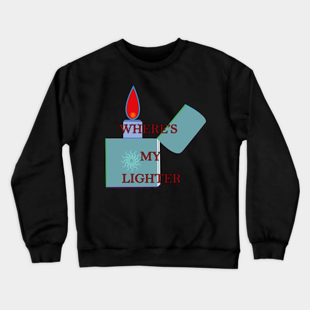 Lighter Crewneck Sweatshirt by momomoma